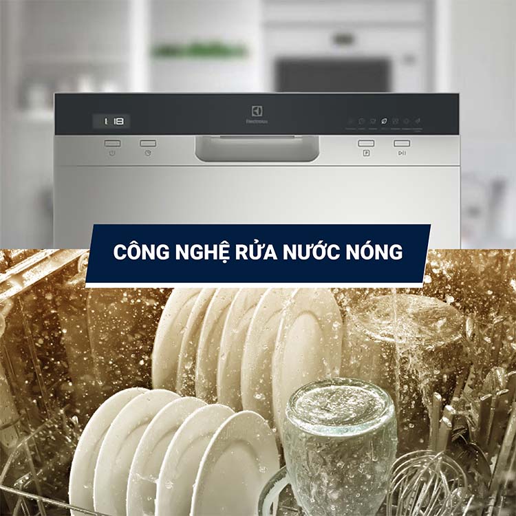 Máy rửa bát để bàn 8 bộ Electrolux EFC3862MS