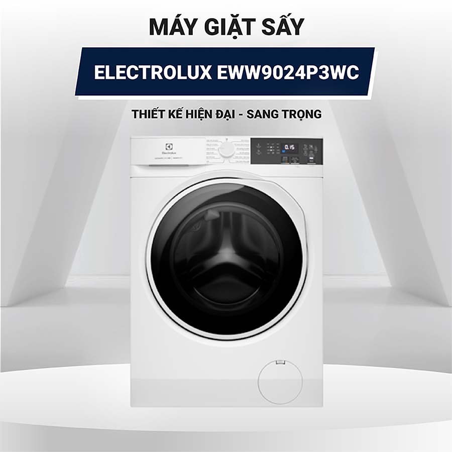 Máy giặt sấy Electrolux Inverter 9/6Kg EWW9024P3WC