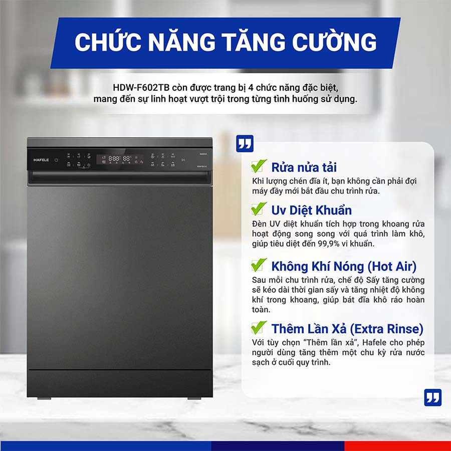 Máy rửa bát Hafele HDW-F6012G