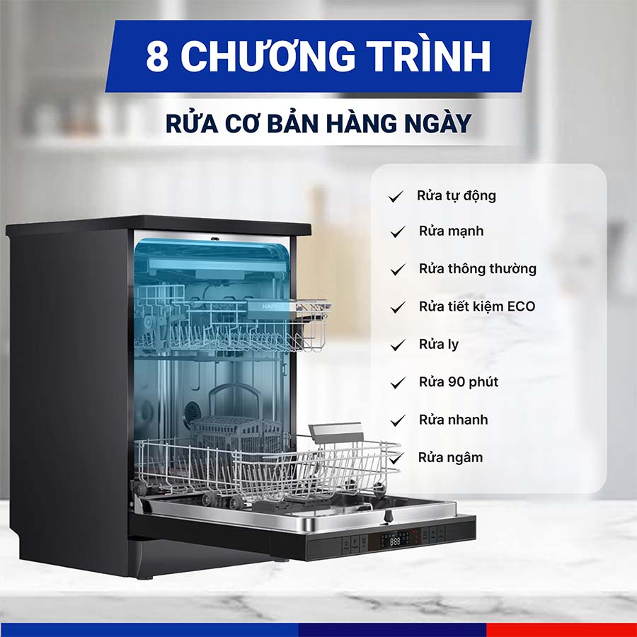 Máy rửa bát 14 bộ Hafele HDW-F602TB 535.29.552