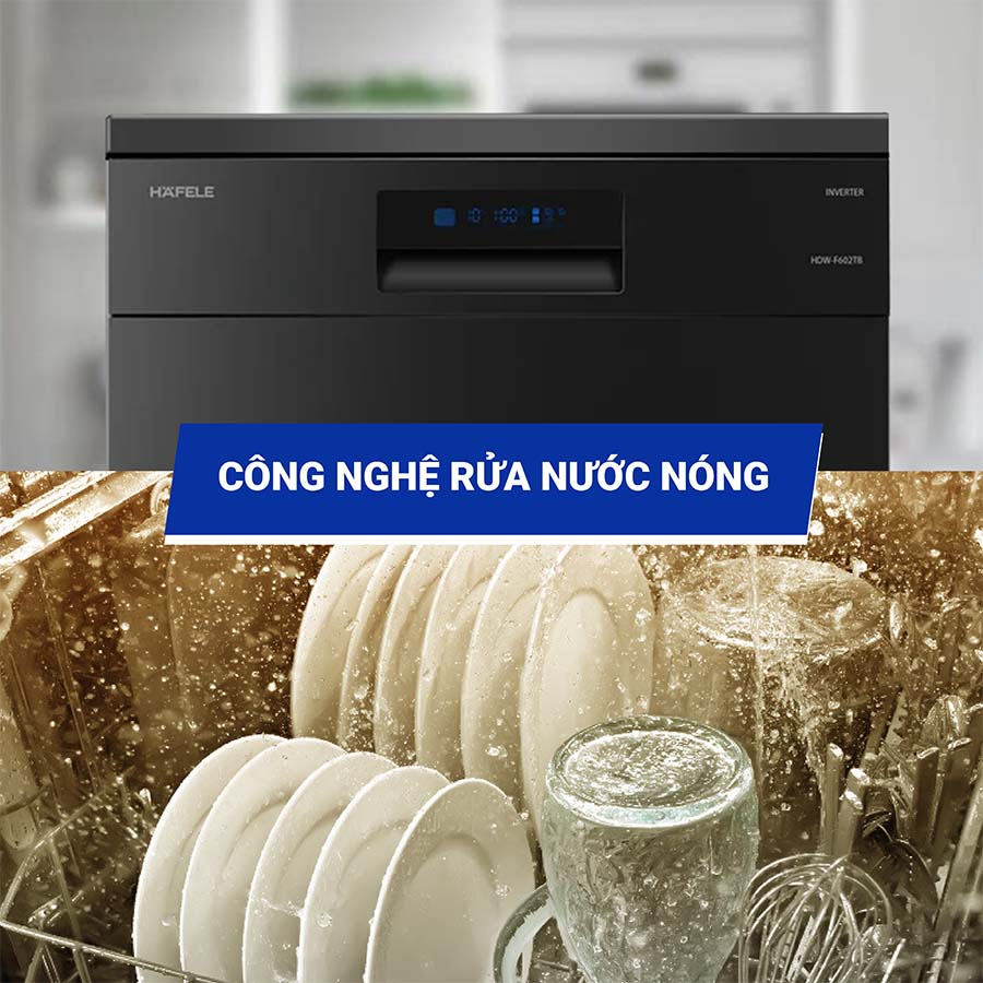 Máy rửa bát 14 bộ Hafele HDW-F602TB 535.29.552