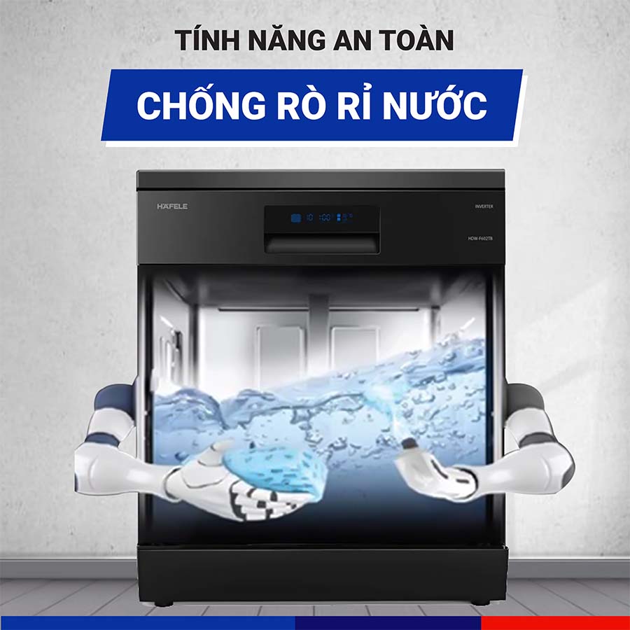 Máy rửa bát 14 bộ Hafele HDW-F602TB 535.29.552