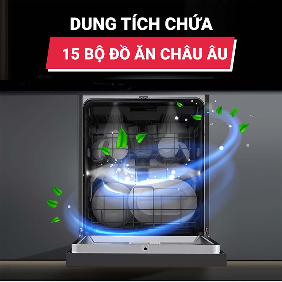 Máy rửa bát 15 bộ Hafele HDW-F6031G 535.29.651