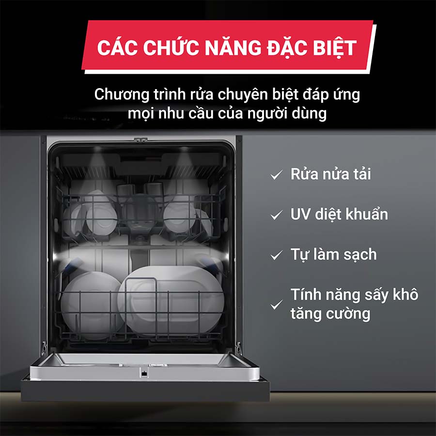 Máy rửa bát 15 bộ Hafele HDW-F6031G 535.29.651
