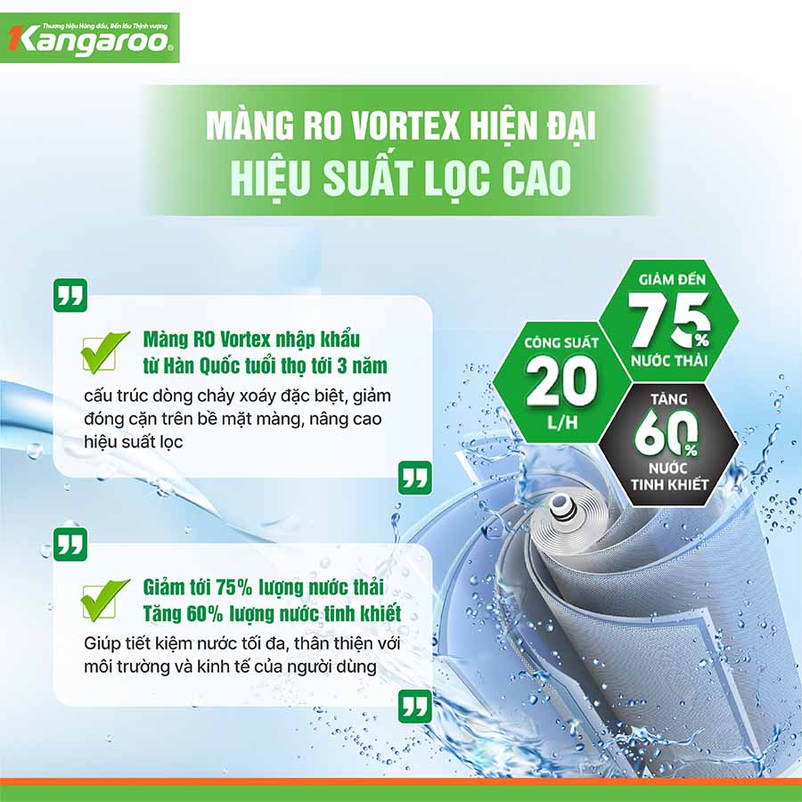Máy lọc nước Kangaroo Hydrogen KG100HC3