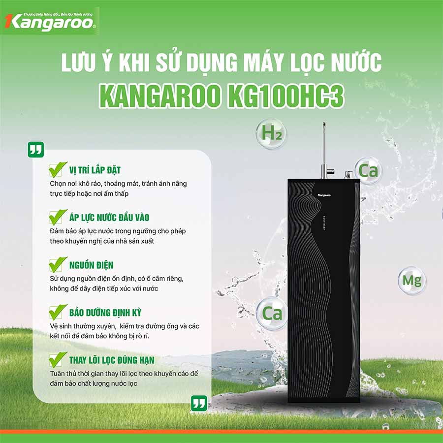Máy lọc nước Kangaroo Hydrogen KG100HC3