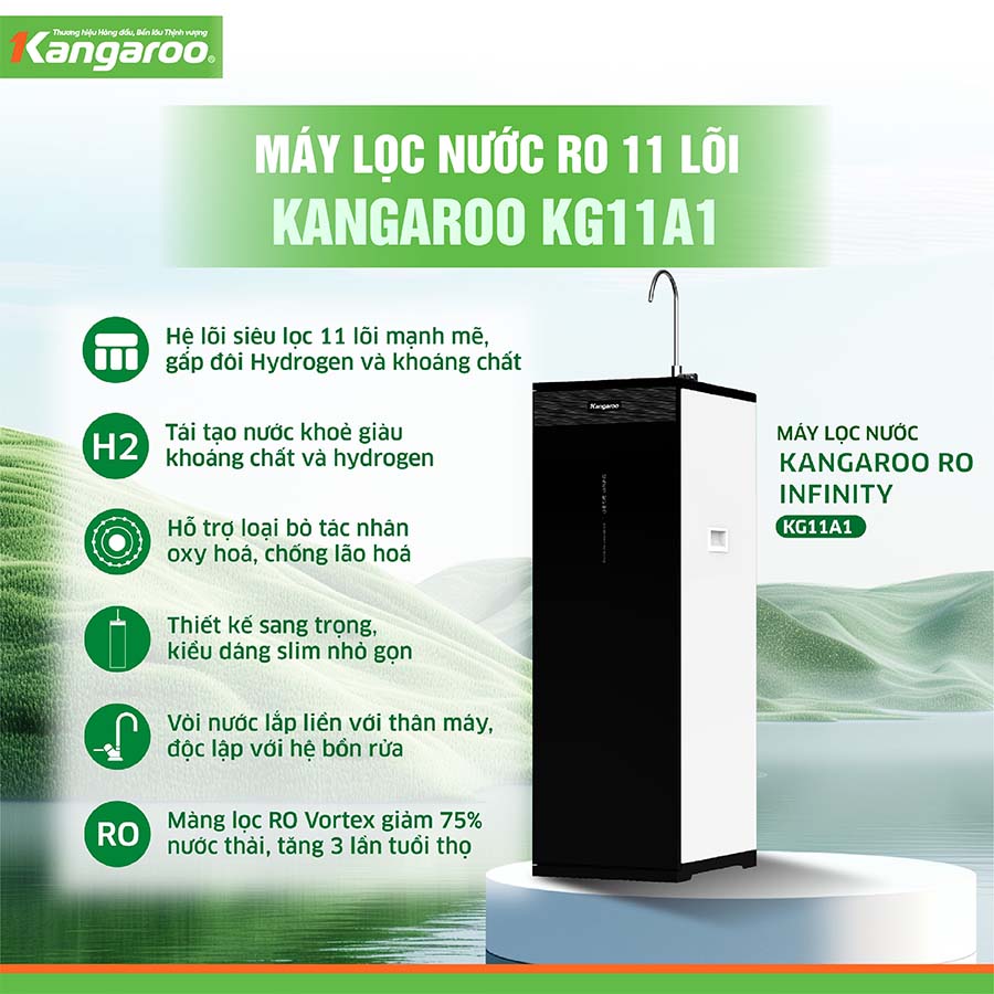Máy lọc nước Kangaroo Hydrogen KG11A1