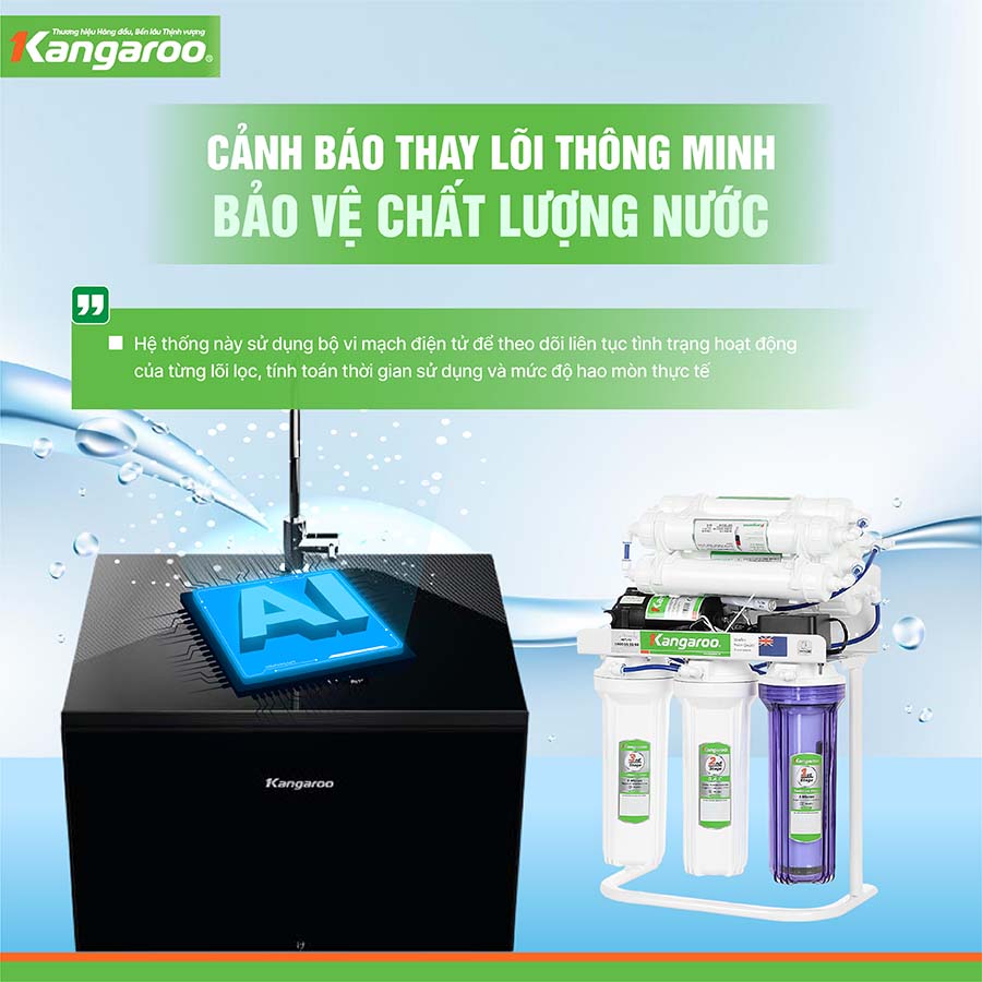 Máy lọc nước Kangaroo Hydrogen KGHP10V4