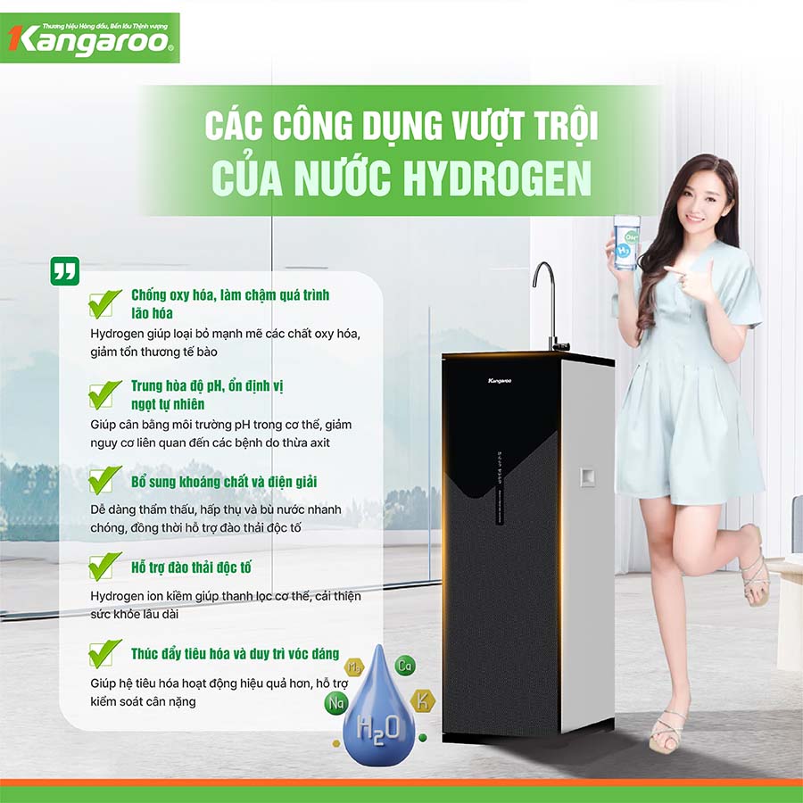 Máy lọc nước Kangaroo Hydrogen KGHP11S5
