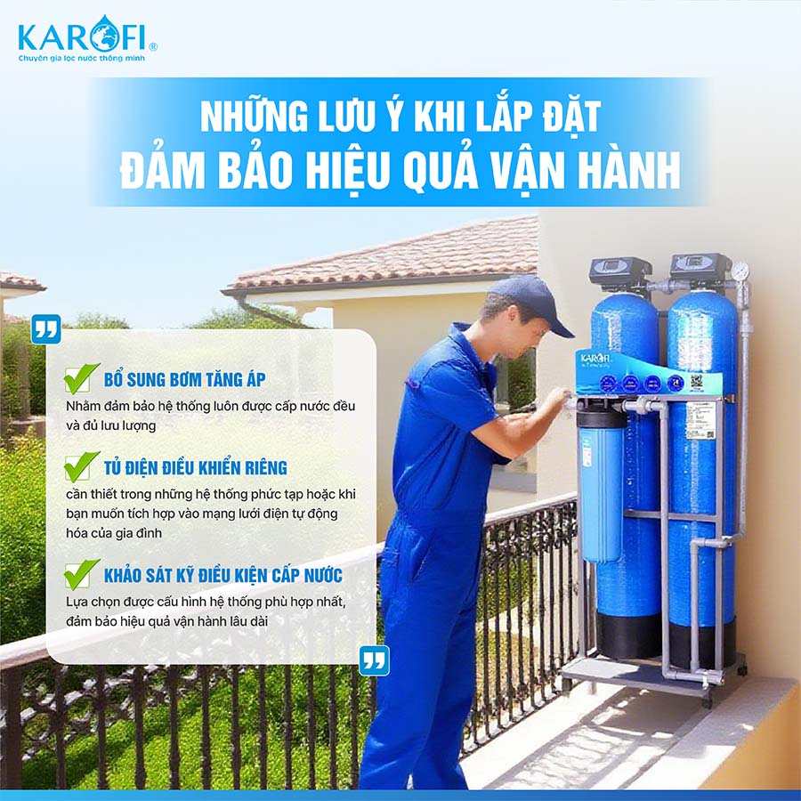 Máy lọc nước tổng đầu nguồn Karofi KTF-222C