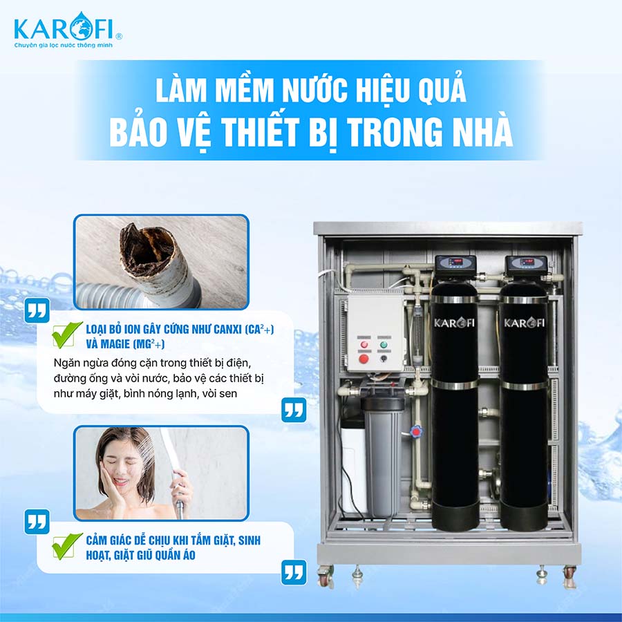 Máy lọc nước tổng đầu nguồn Karofi KTF-662 Plus