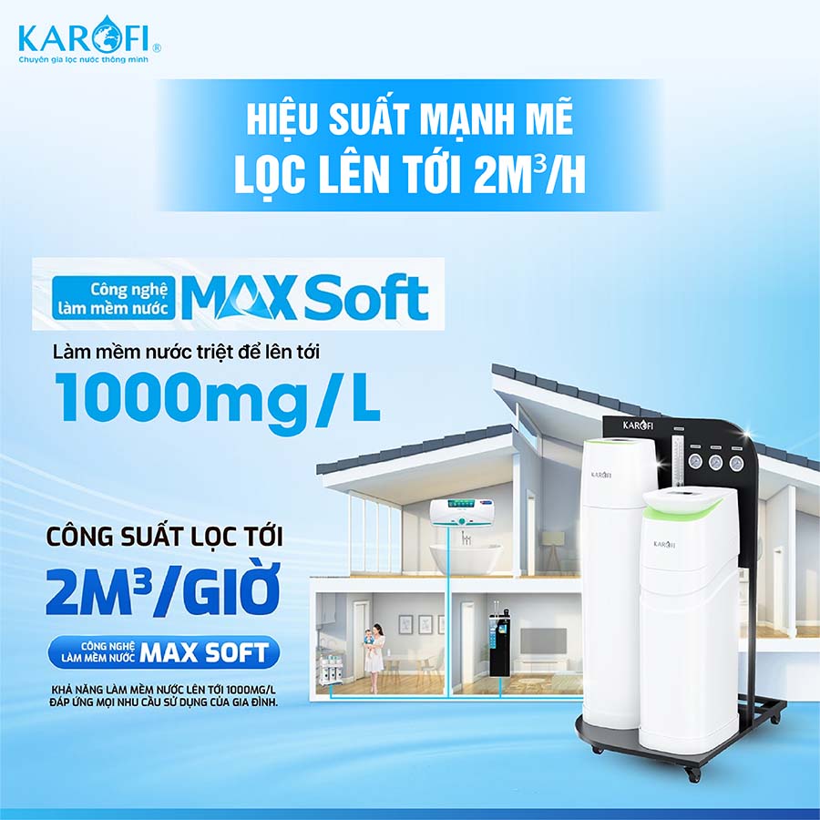 Lọc tổng trung tâm cao cấp Karofi KTF-888