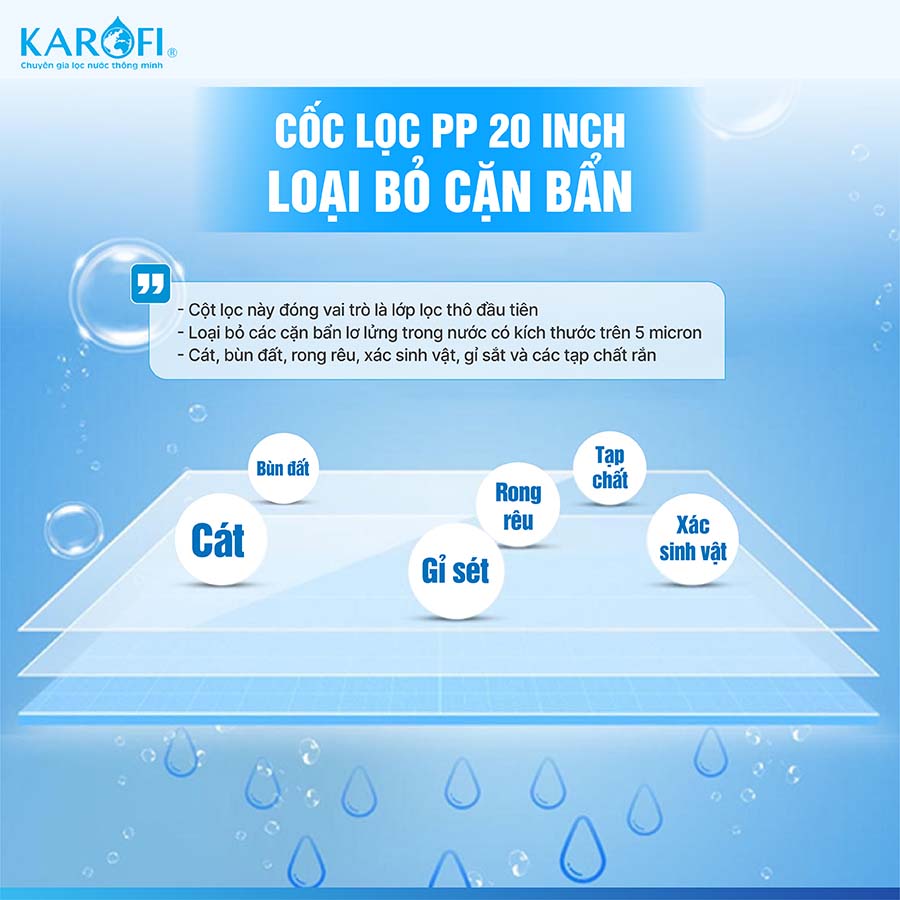 Lọc tổng trung tâm cao cấp Karofi KTF-888