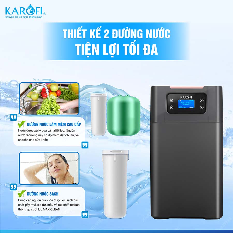 Lọc tổng trung tâm cao cấp Karofi KTF-P01