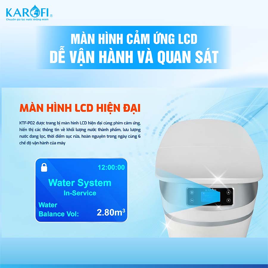 Lọc tổng trung tâm cao cấp Karofi KTF-P02