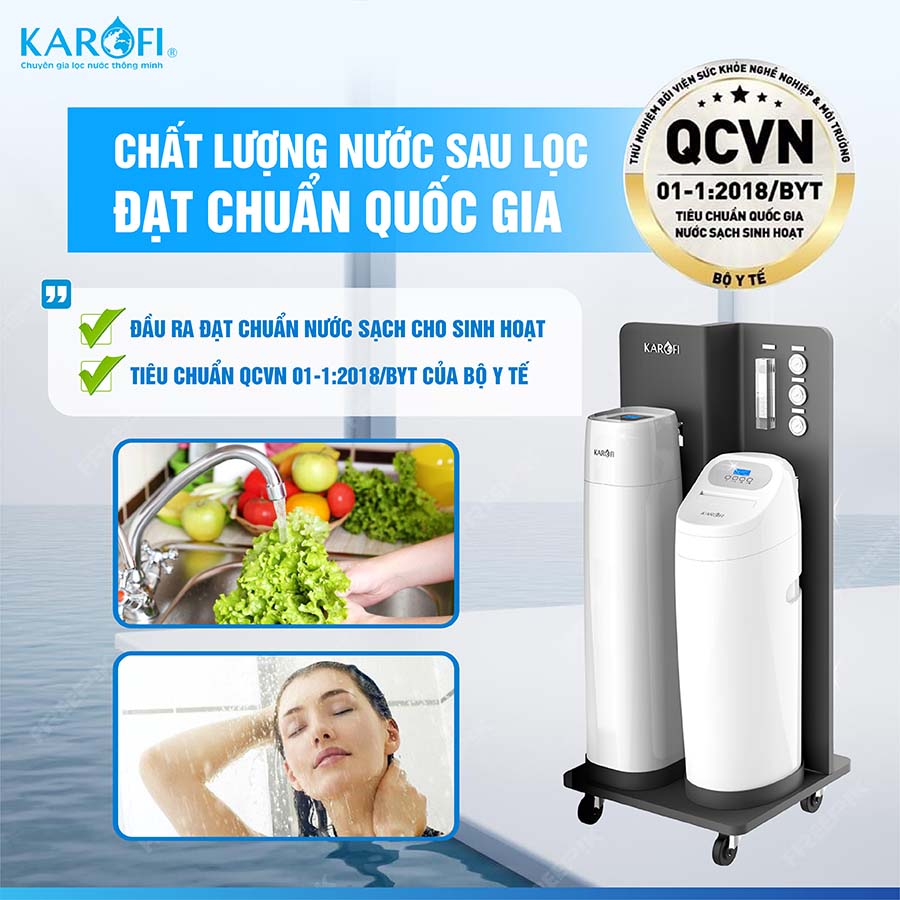 Máy lọc tổng trung tâm cao cấp Karofi WHF-E666 Plus