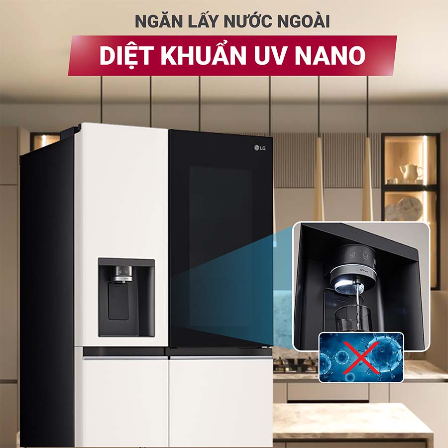 Tủ lạnh LG Inverter 635 lít GR-X257BG