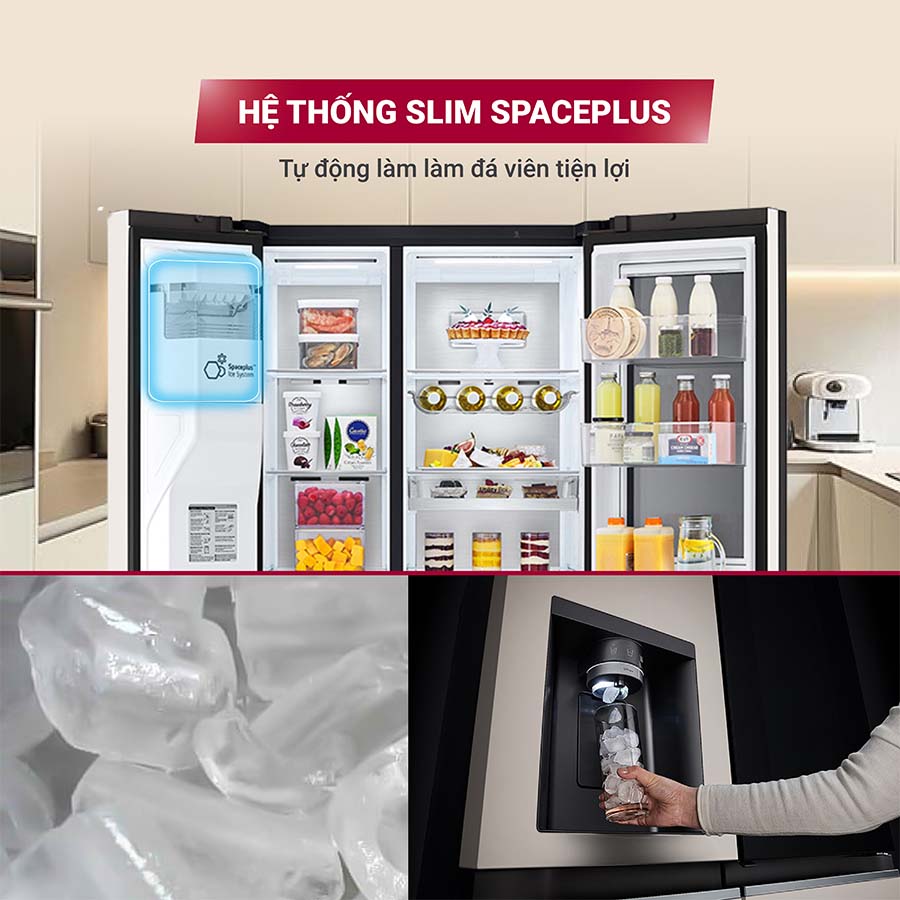 Tủ lạnh LG Inverter 635 lít GR-X257BG