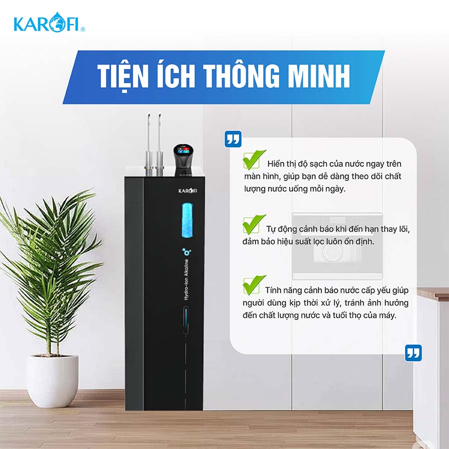 Máy lọc nước Hydro-ion kiềm Karofi KAE-S86