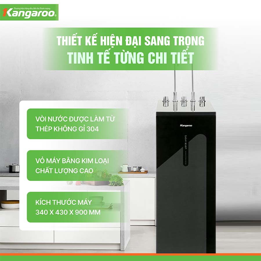 Máy lọc nước nóng lạnh Kangaroo KG10A18