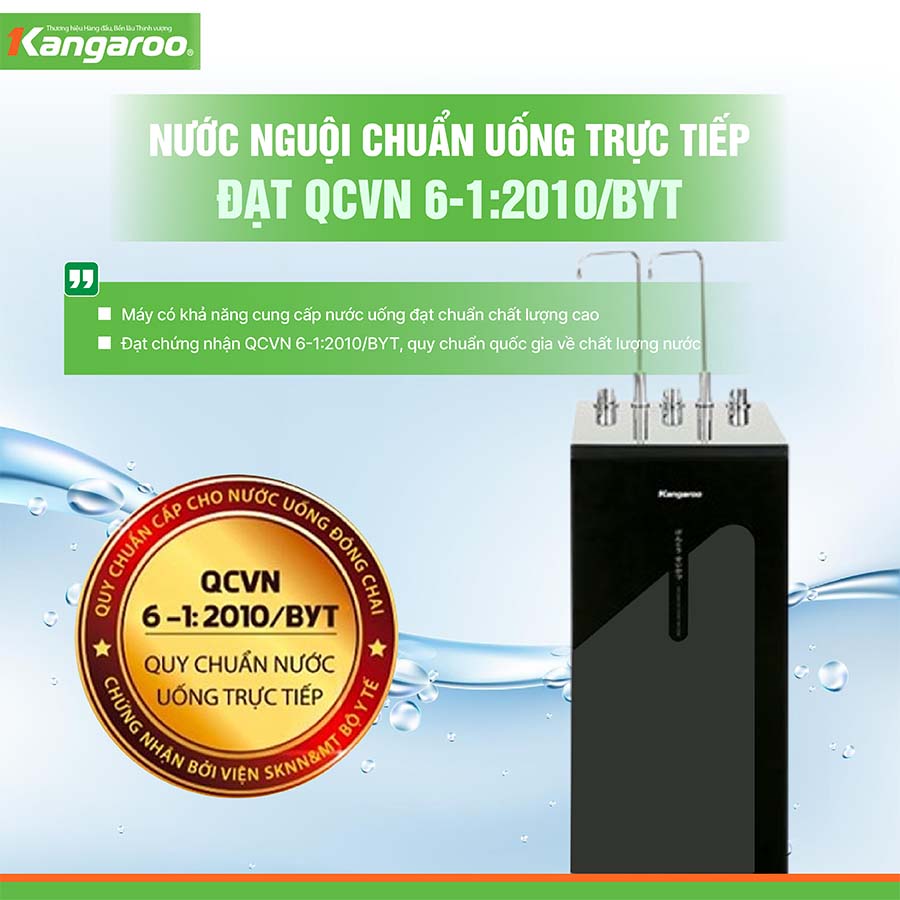 Máy lọc nước nóng lạnh Kangaroo KG10A18