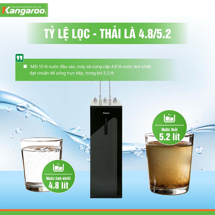 Máy lọc nước nóng lạnh Kangaroo KG10A18