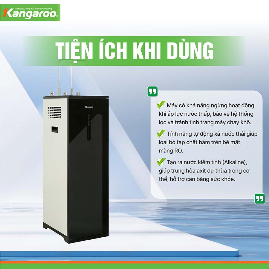 Máy lọc nước nóng lạnh Kangaroo KG10A18