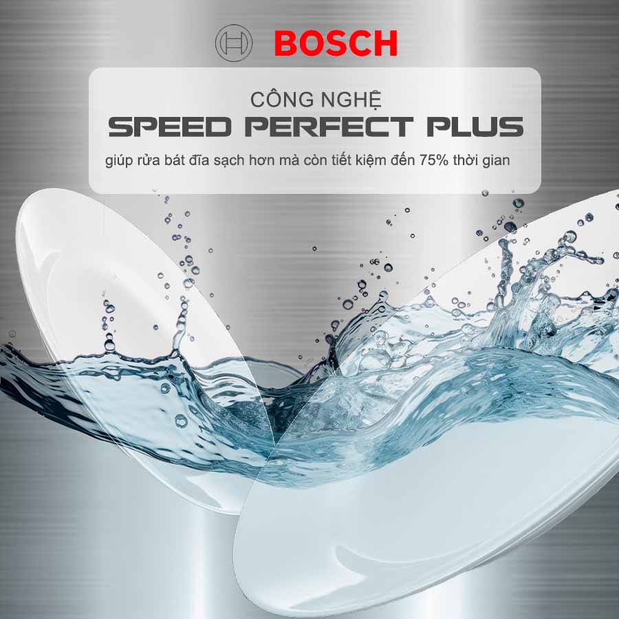 Công nghệ SpeedPerfect Plus giúp rửa bát đĩa sạch hơn