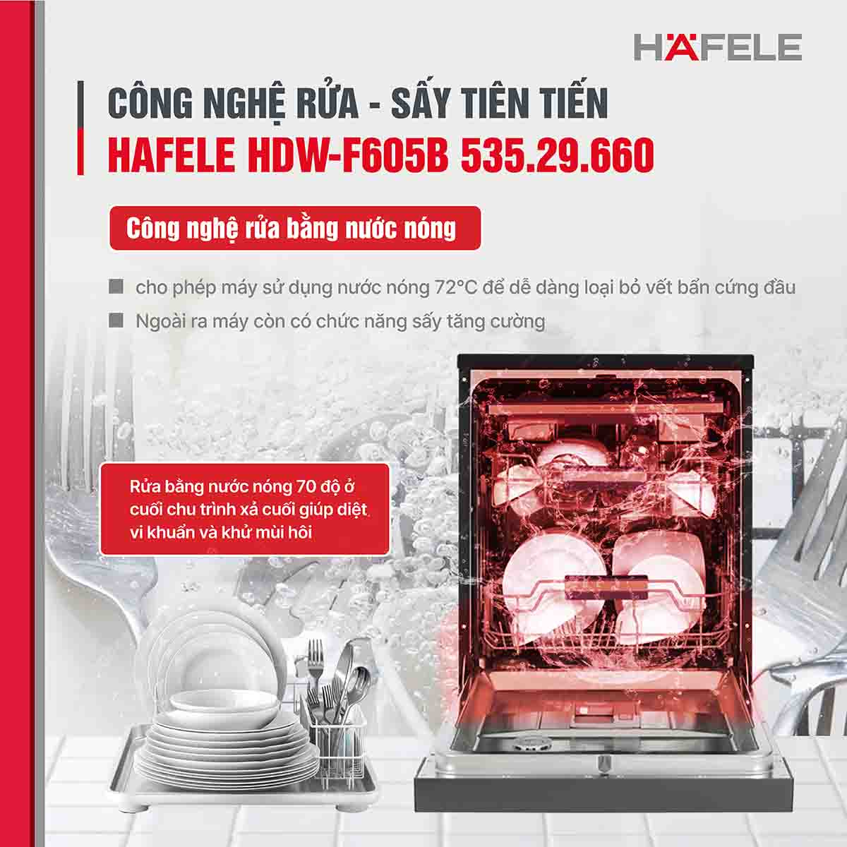 Công nghệ rửa - sấy tiên tiến