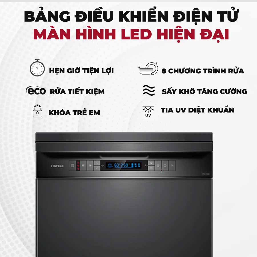 máy rửa bát Hafele HDW-F605B 535.29.660