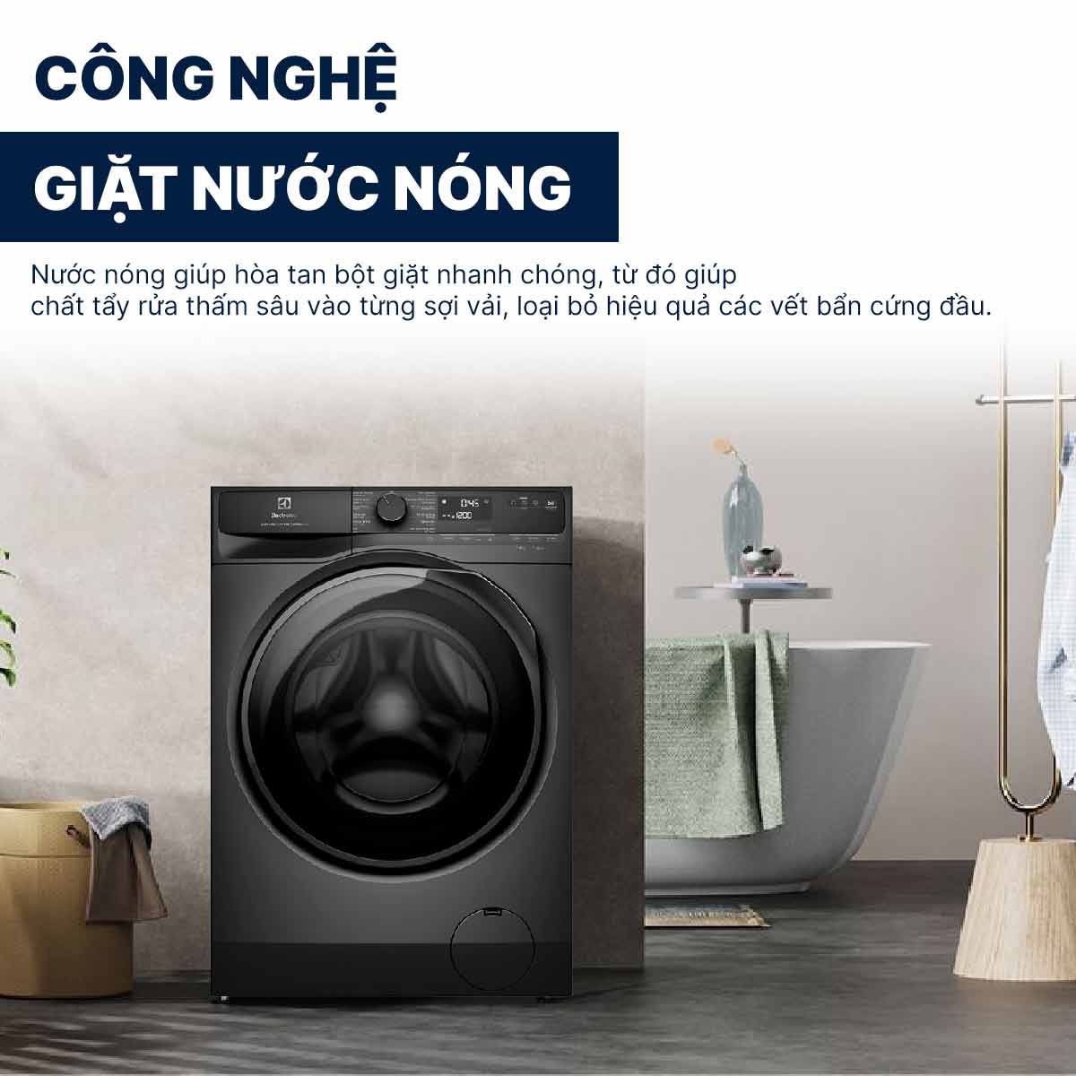 Máy giặt Electrolux Inverter 10Kg EWF1023P5SC