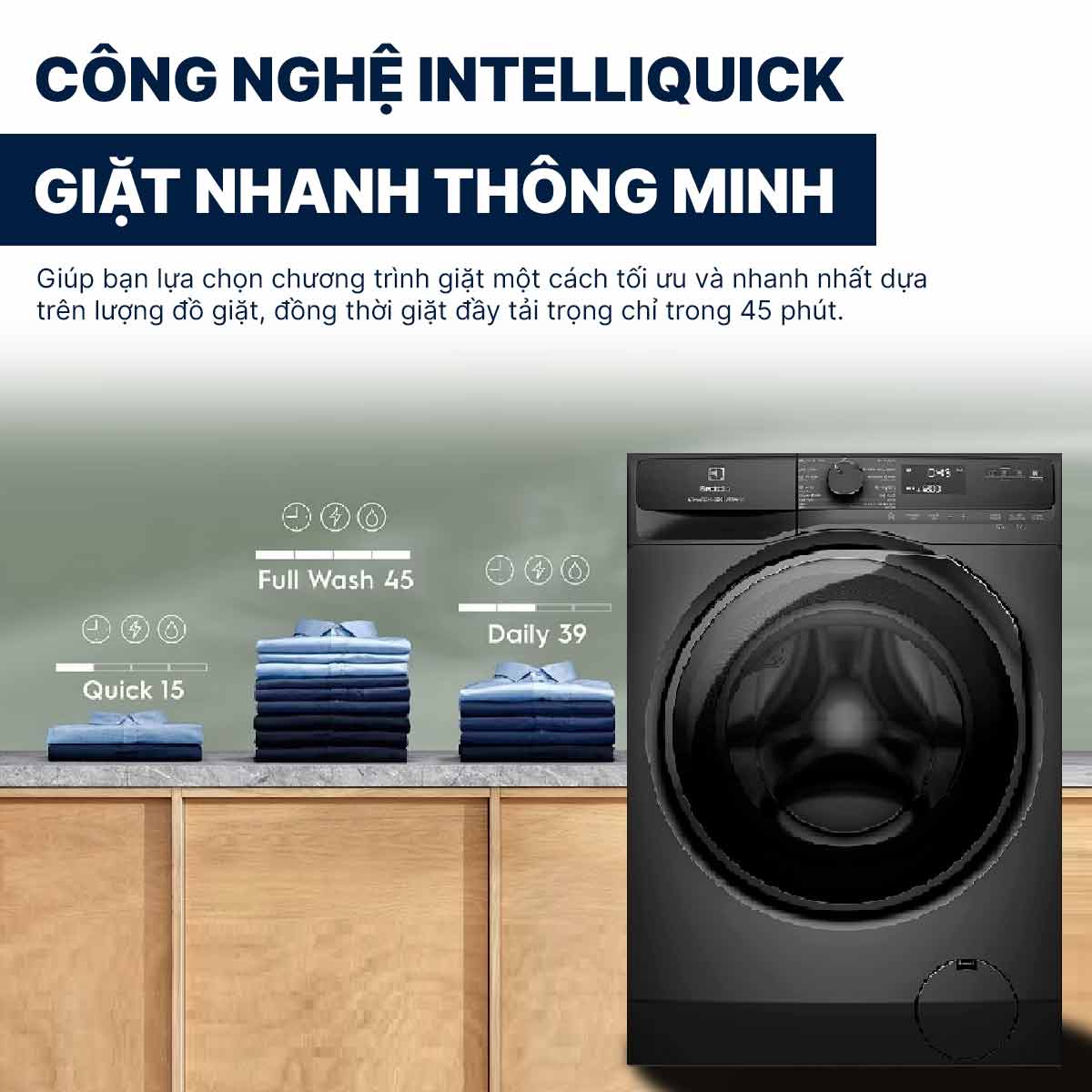 Máy giặt Electrolux Inverter 11Kg EWF1143R7SC