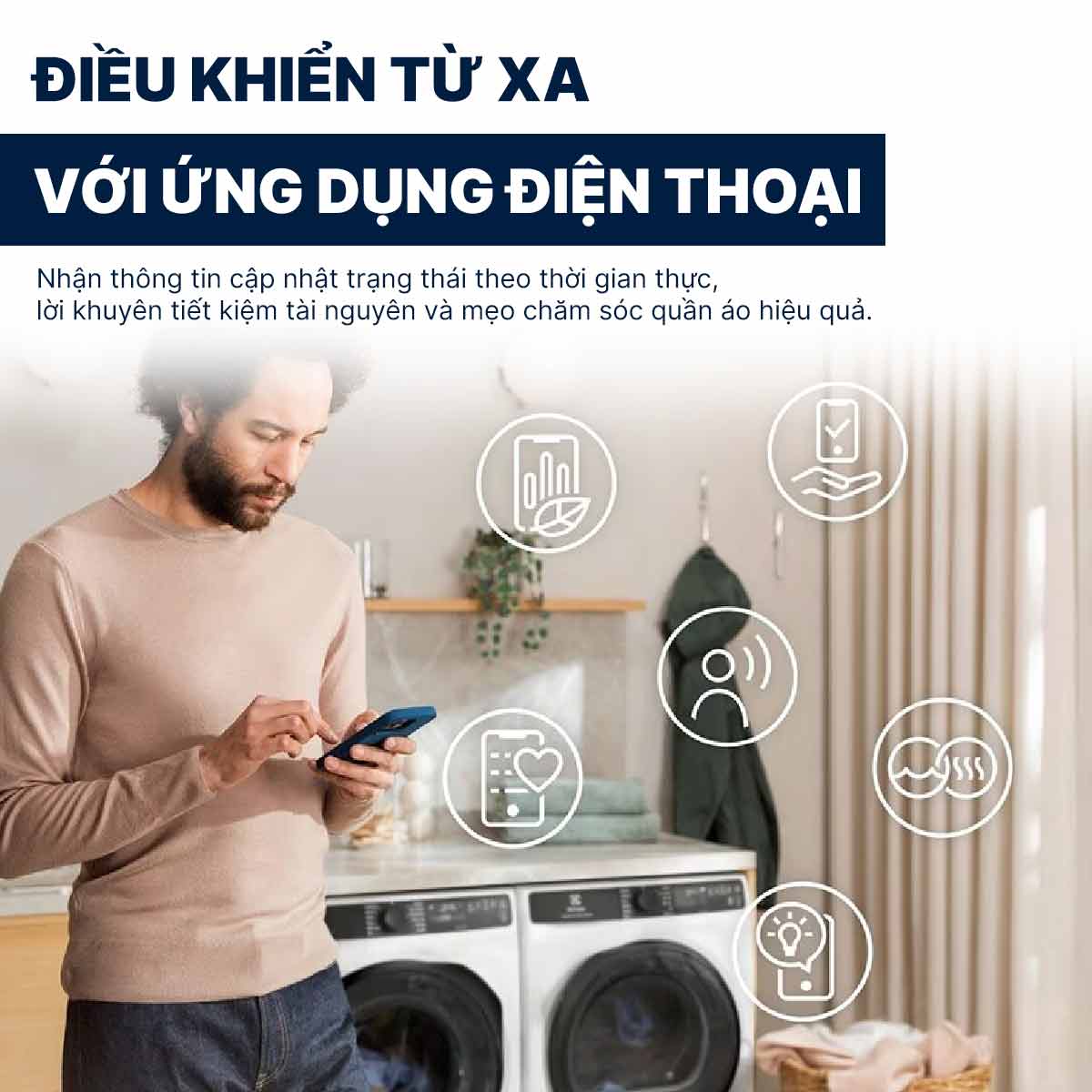 Máy giặt Electrolux Inverter 11Kg EWF1143R7SC