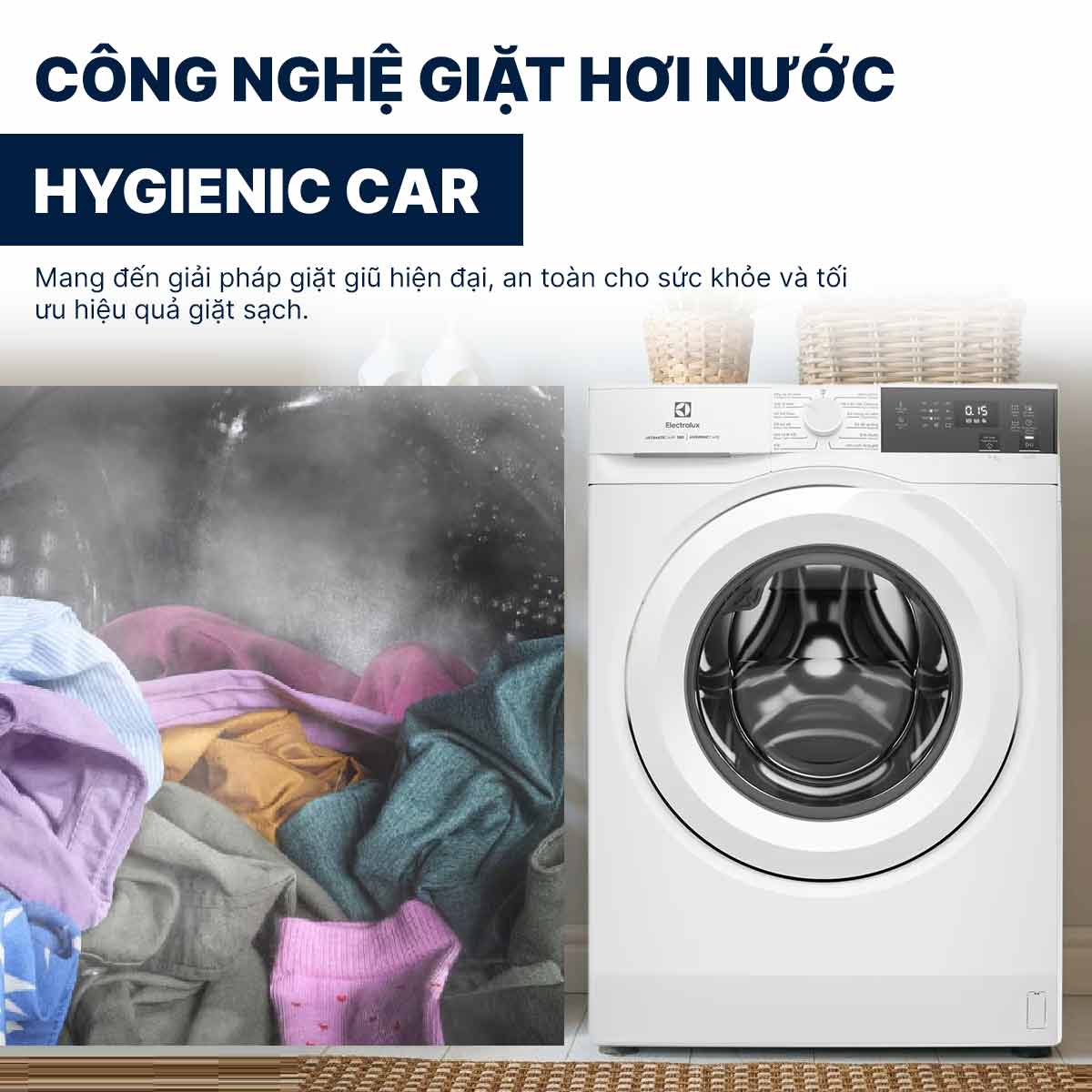 Máy giặt Electrolux Inverter 10Kg EWF1024D3WC