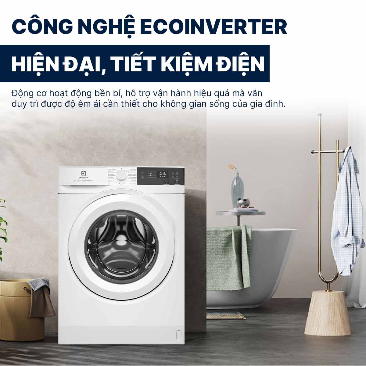 Máy giặt Electrolux Inverter 10Kg EWF1024D3WC