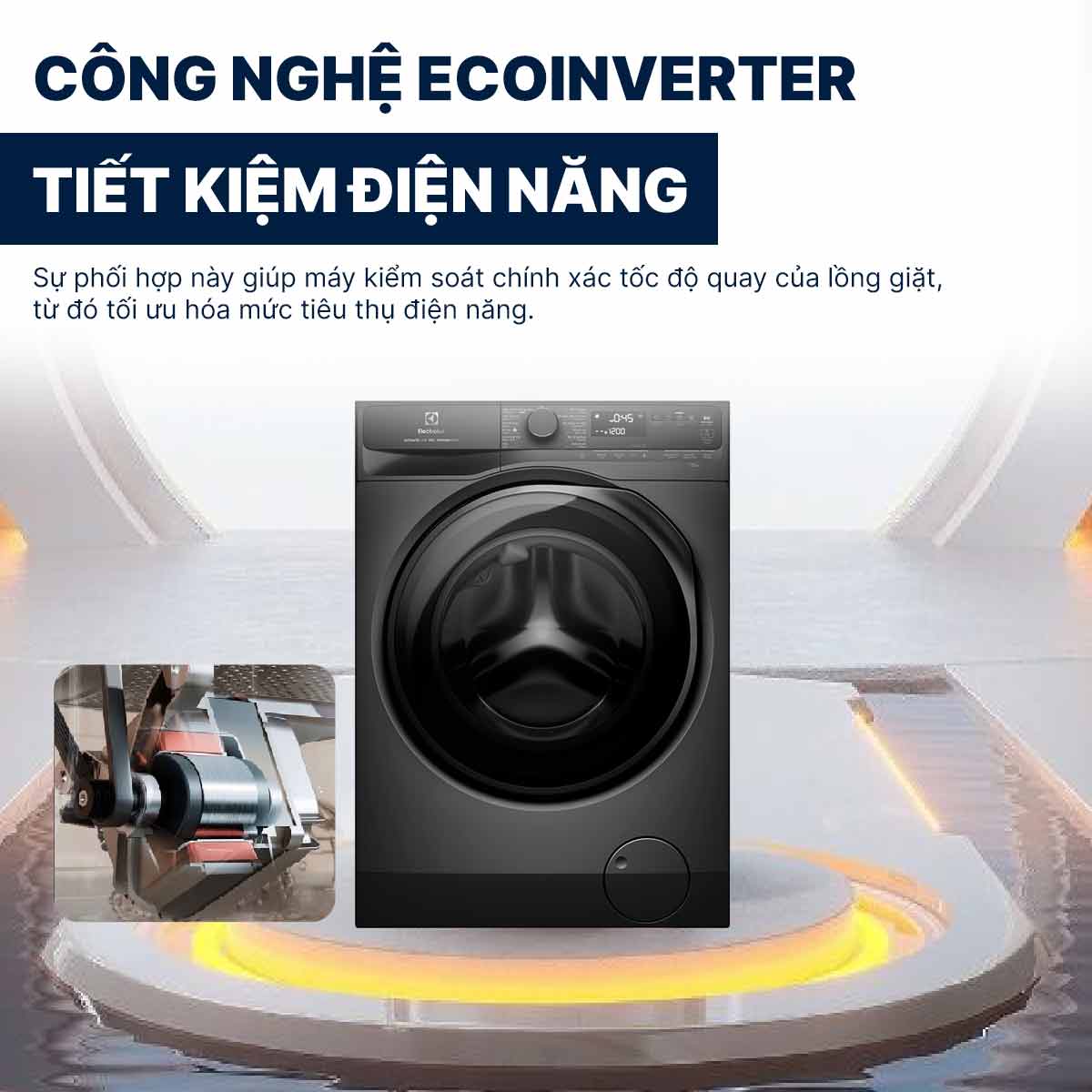 Máy giặt Electrolux Inverter 10Kg EWF1043R7SC