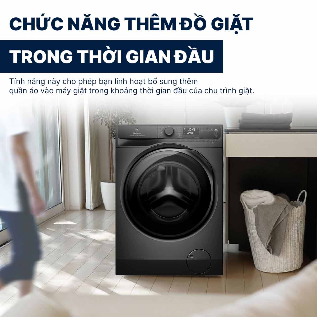 Máy giặt Electrolux Inverter 10Kg EWF1043R7SC