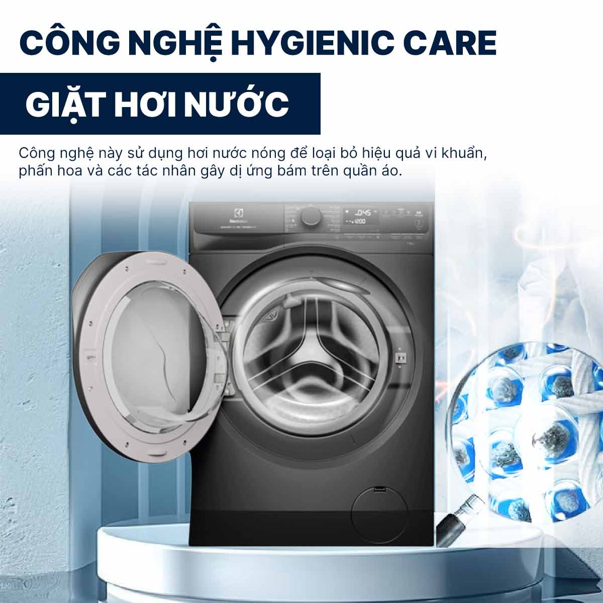 Máy giặt Electrolux Inverter 10Kg EWF1043R7SC