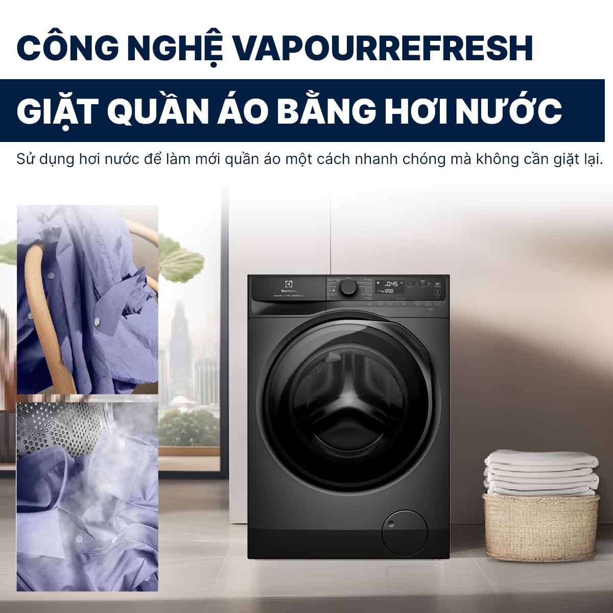 Máy giặt Electrolux Inverter 10Kg EWF1043R7SC