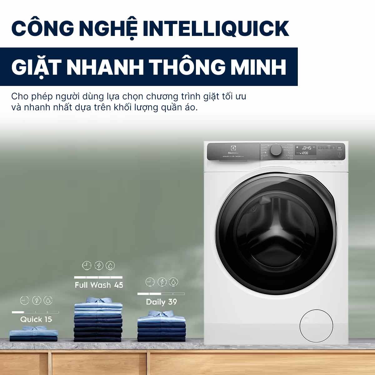 Máy giặt Electrolux Inverter 10Kg EWF1043R7WC