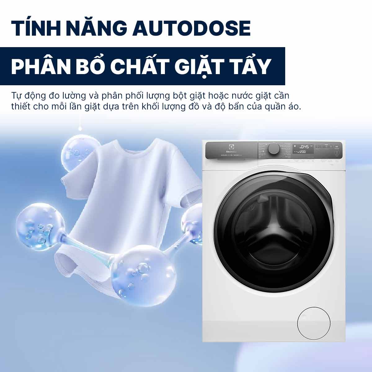 Máy giặt Electrolux Inverter 10Kg EWF1043R7WC