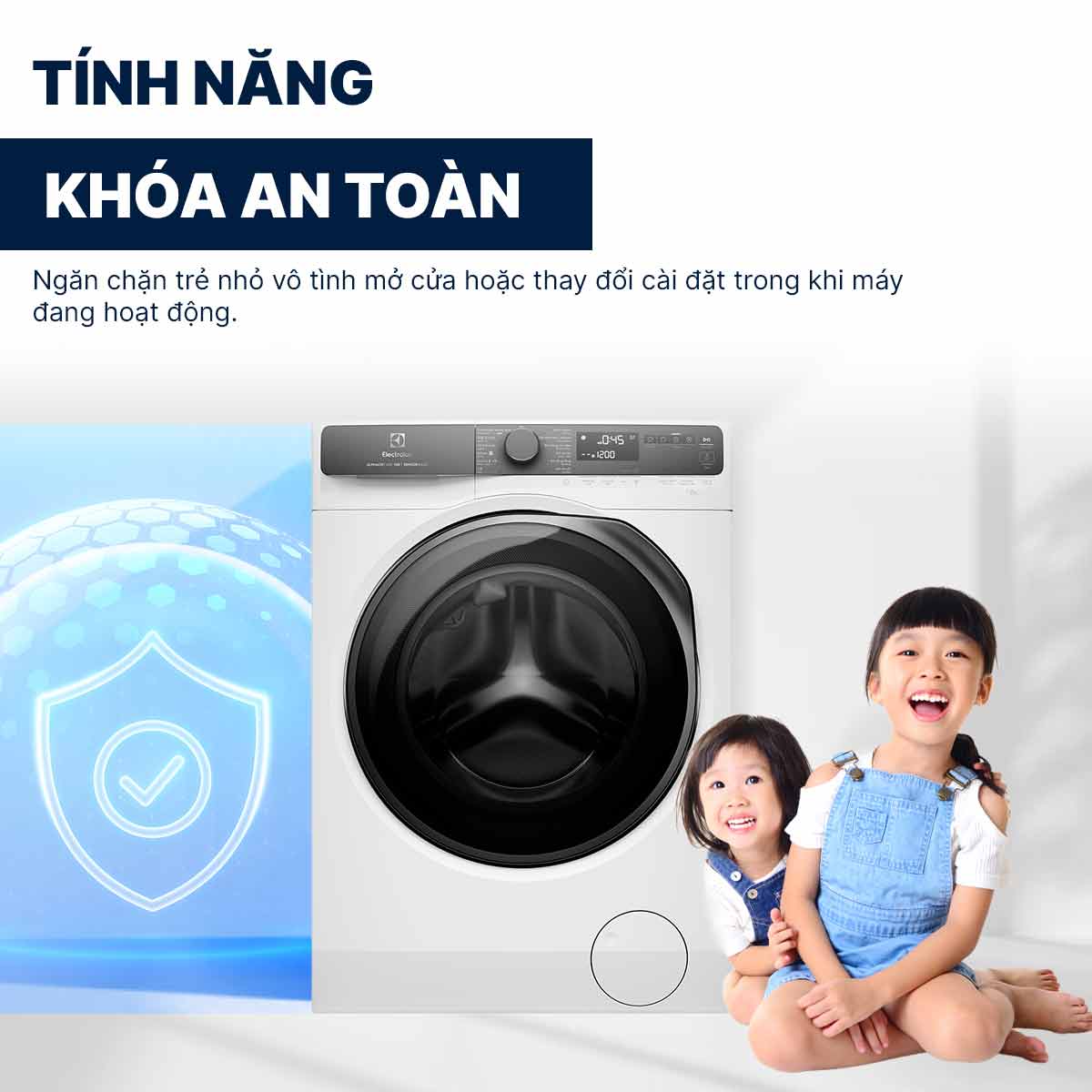 Máy giặt Electrolux Inverter 10Kg EWF1043R7WC