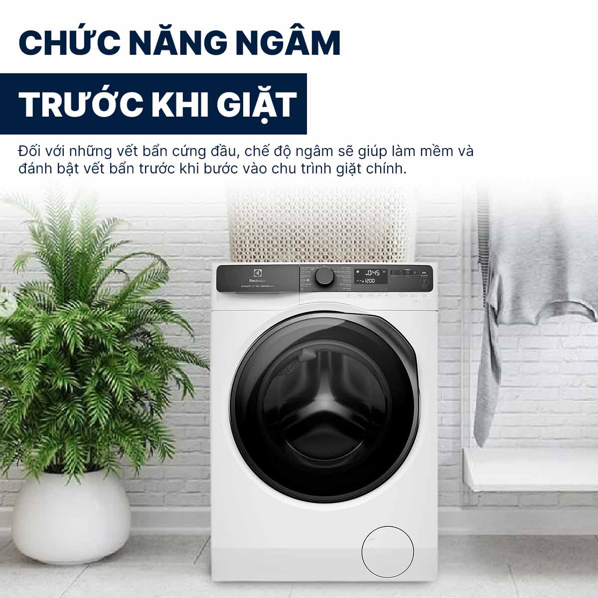 Máy giặt Electrolux Inverter 13Kg EWF1343R7WC