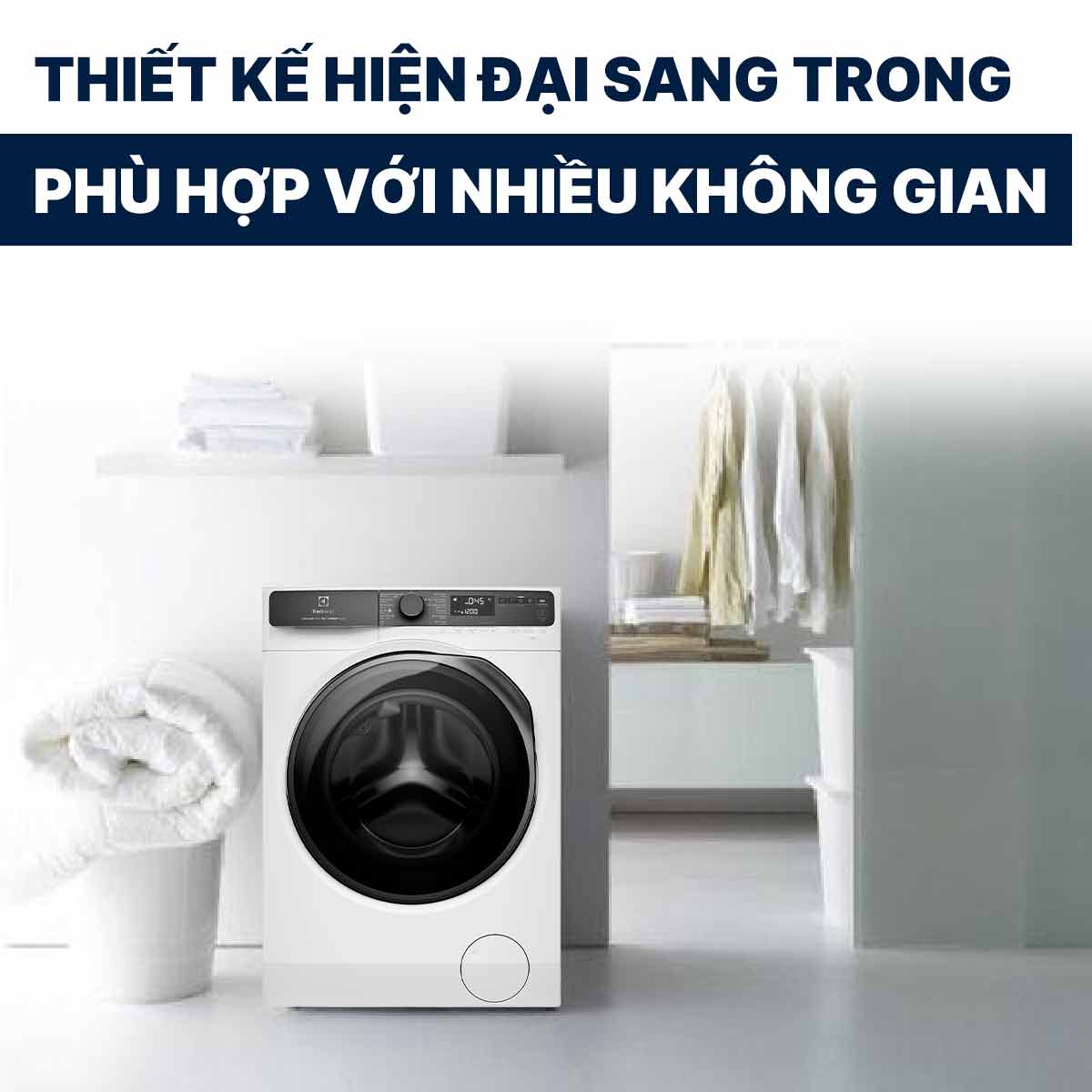 Máy giặt Electrolux Inverter 13Kg EWF1343R7WC