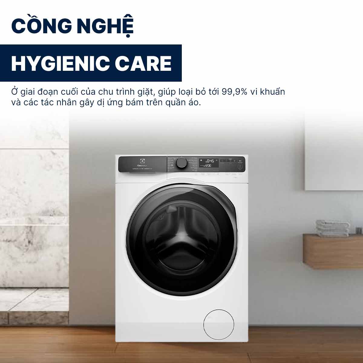 Máy giặt Electrolux Inverter 13Kg EWF1343R7WC