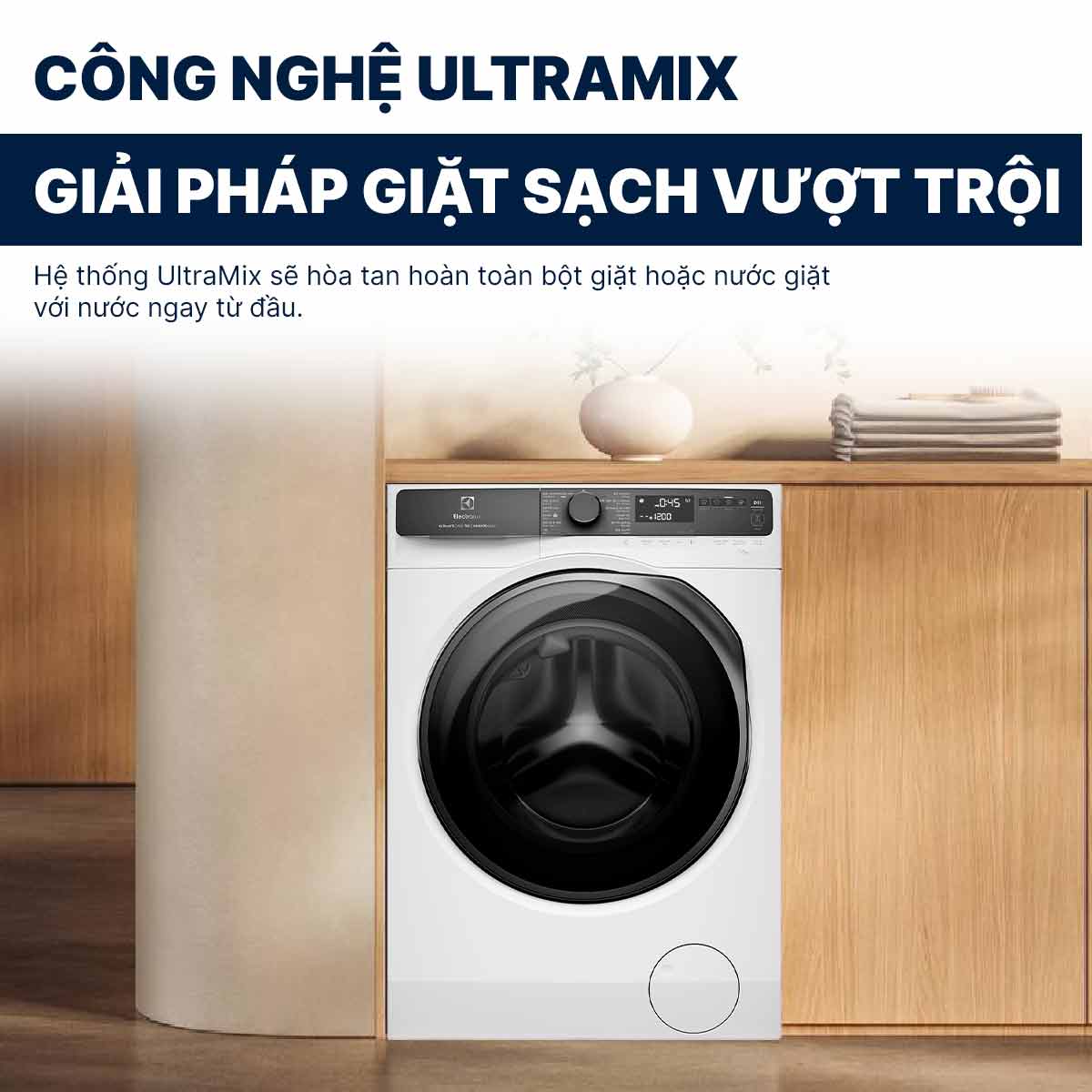 Máy giặt Electrolux Inverter 13Kg EWF1343R7WC
