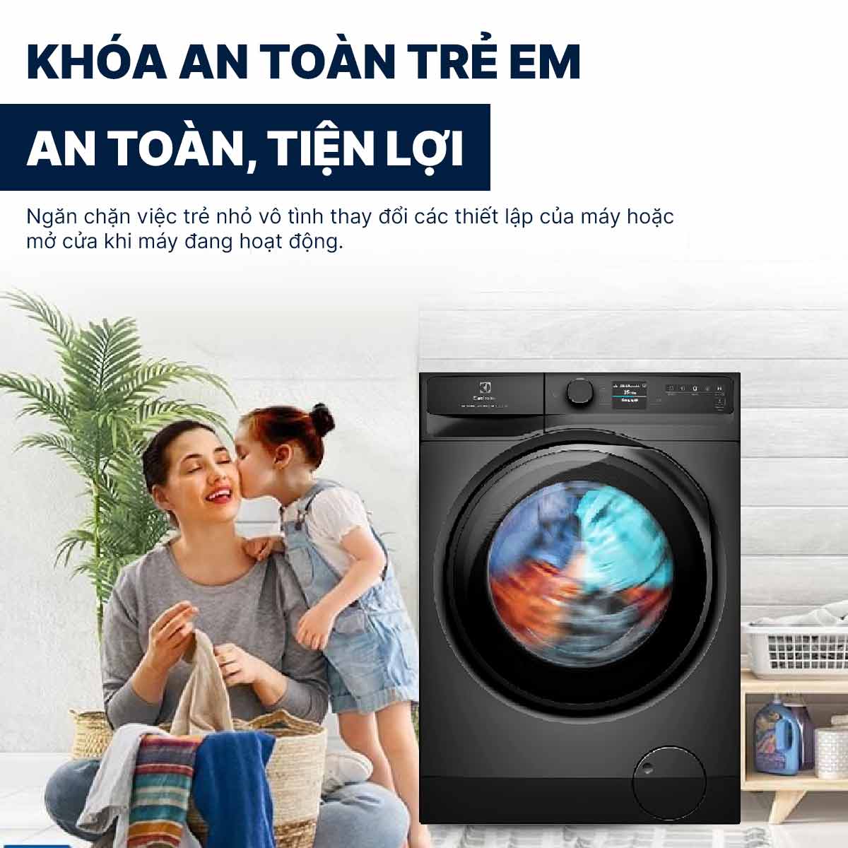 Máy giặt Electrolux UltimateCare 900 Inverter 11 kg EWF1142R9SC