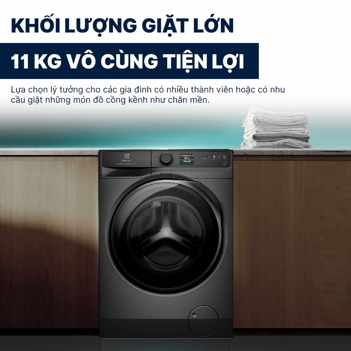 Máy giặt Electrolux UltimateCare 900 Inverter 11 kg EWF1142R9SC