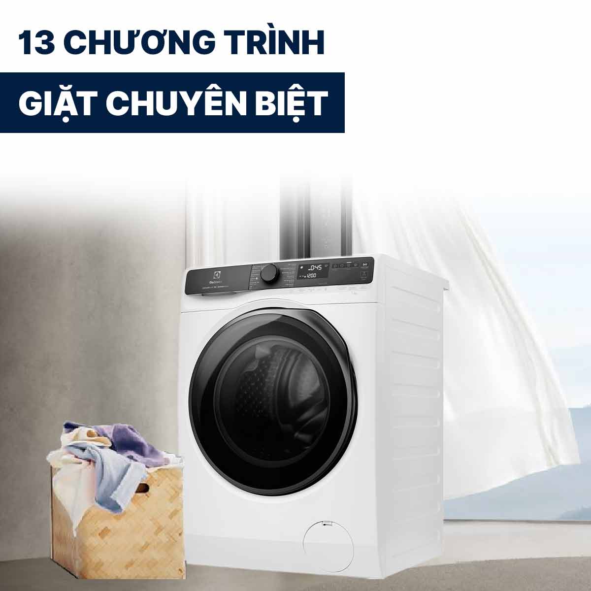 Máy giặt Electrolux Inverter 11Kg EWF1143R7WC