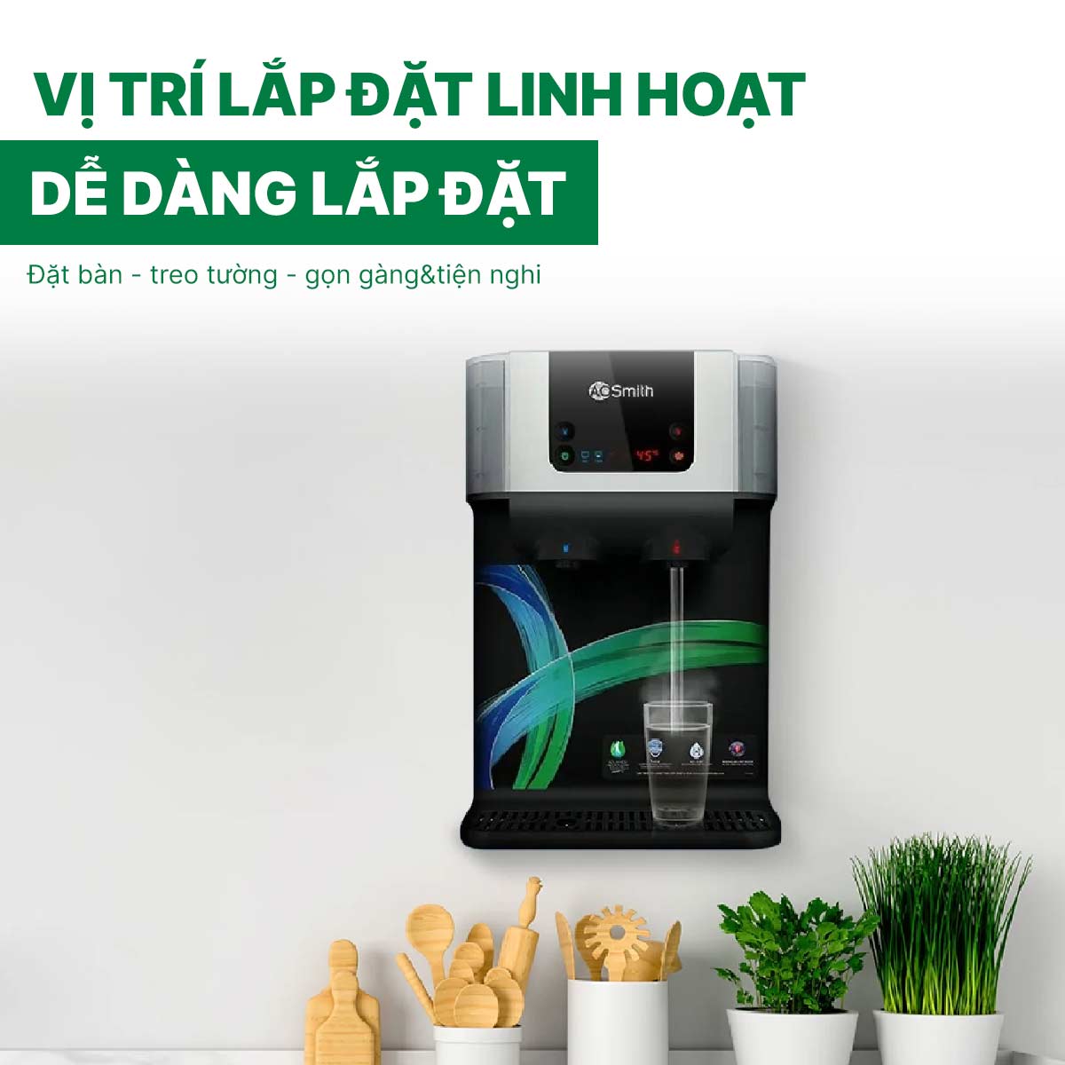 Máy lọc nước đặt bàn A.O Smith ECO-AOC75PUR